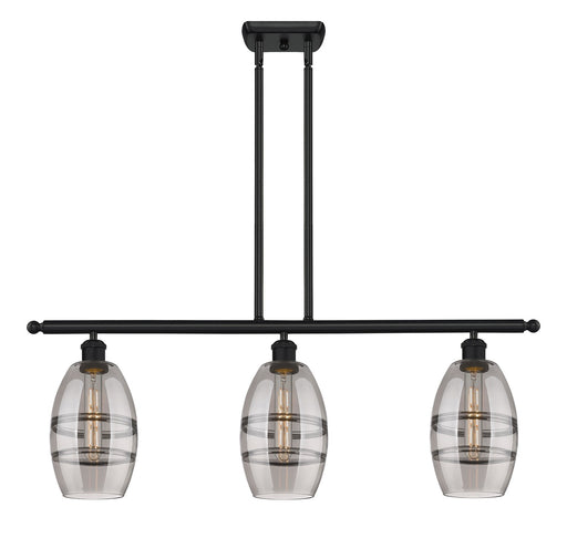 Innovations - 516-3I-BK-G557-6SM - Three Light Island Pendant - Ballston - Matte Black