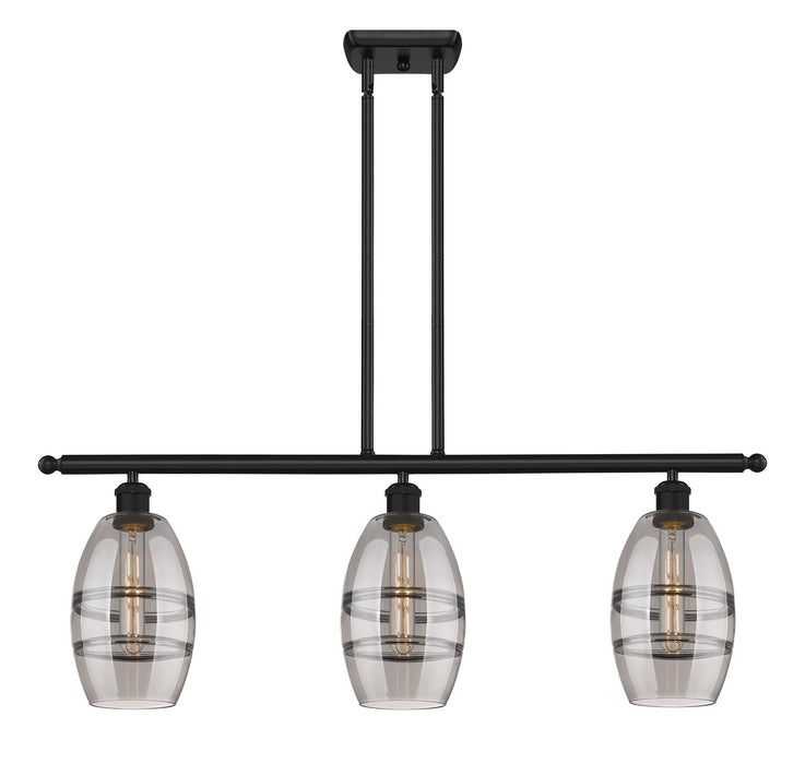 Innovations - 516-3I-BK-G557-6SM - Three Light Island Pendant - Ballston - Matte Black