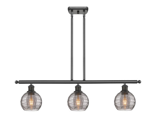 Innovations - 516-3I-OB-G1213-6SM - Three Light Island Pendant - Ballston - Oil Rubbed Bronze