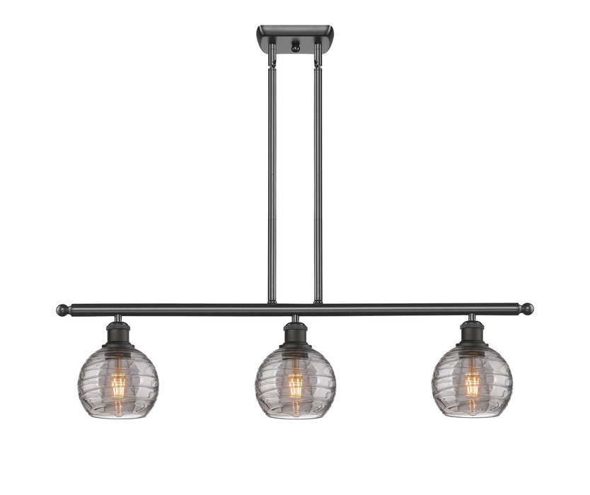 Innovations - 516-3I-OB-G1213-6SM - Three Light Island Pendant - Ballston - Oil Rubbed Bronze