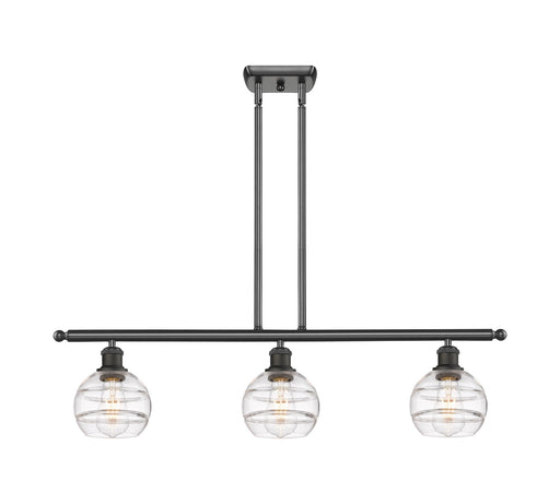 Innovations - 516-3I-OB-G556-6CL - Three Light Island Pendant - Ballston - Oil Rubbed Bronze