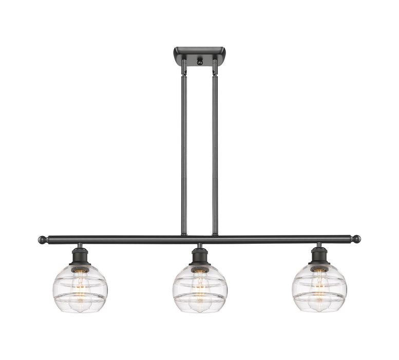 Innovations - 516-3I-OB-G556-6CL - Three Light Island Pendant - Ballston - Oil Rubbed Bronze