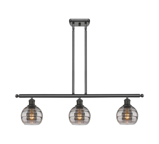 Innovations - 516-3I-OB-G556-6SM - Three Light Island Pendant - Ballston - Oil Rubbed Bronze