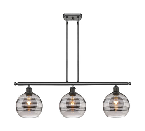 Innovations - 516-3I-OB-G556-8SM - Three Light Island Pendant - Ballston - Oil Rubbed Bronze