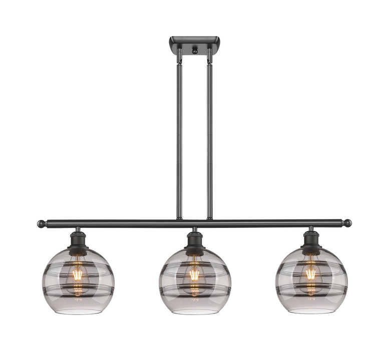 Innovations - 516-3I-OB-G556-8SM - Three Light Island Pendant - Ballston - Oil Rubbed Bronze