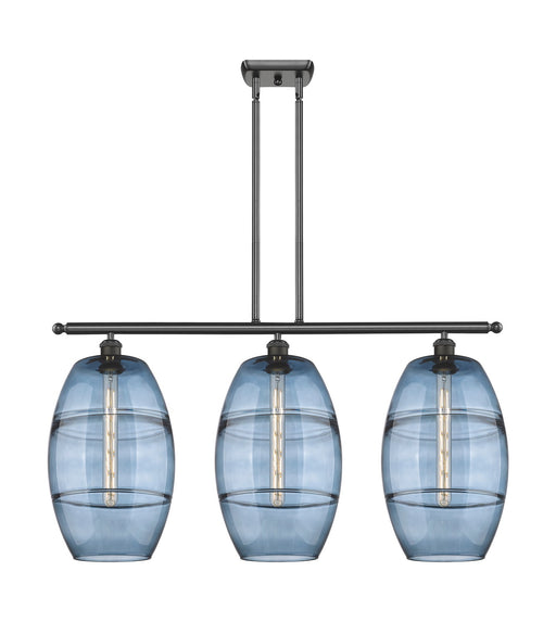 Innovations - 516-3I-OB-G557-10BL - Three Light Island Pendant - Ballston - Oil Rubbed Bronze