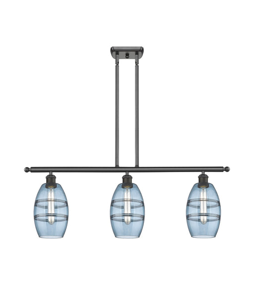 Innovations - 516-3I-OB-G557-6BL - Three Light Island Pendant - Ballston - Oil Rubbed Bronze