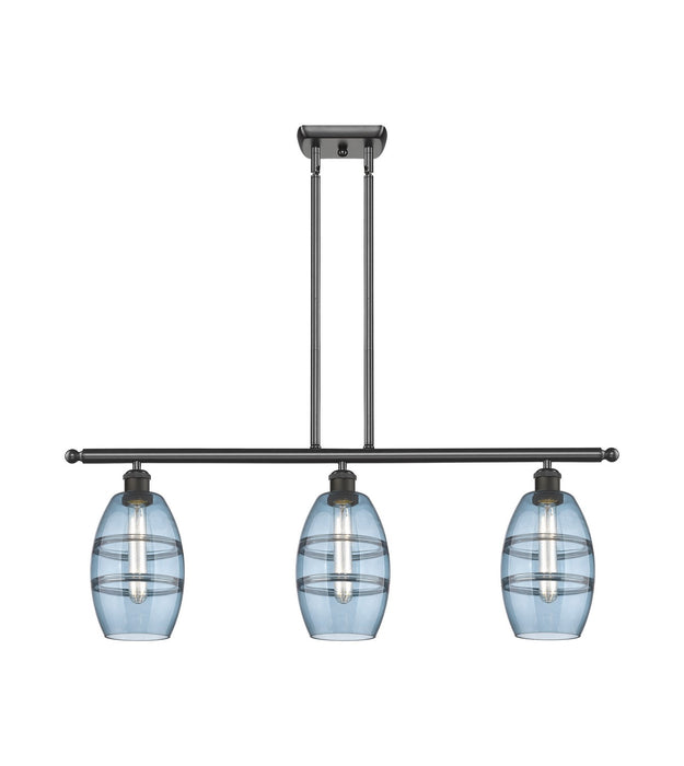 Innovations - 516-3I-OB-G557-6BL - Three Light Island Pendant - Ballston - Oil Rubbed Bronze