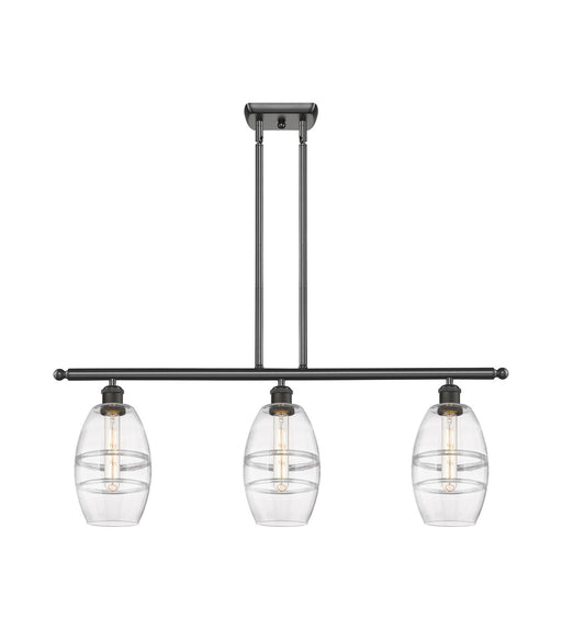 Innovations - 516-3I-OB-G557-6CL - Three Light Island Pendant - Ballston - Oil Rubbed Bronze