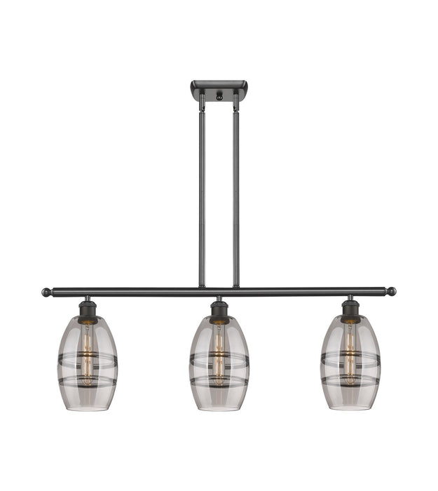 Innovations - 516-3I-OB-G557-6SM - Three Light Island Pendant - Ballston - Oil Rubbed Bronze