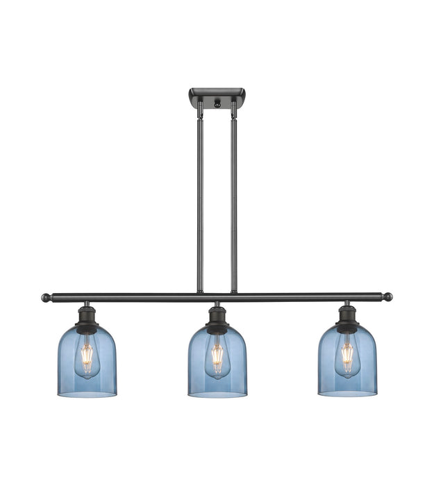 Innovations - 516-3I-OB-G558-6BL - Three Light Island Pendant - Ballston - Oil Rubbed Bronze