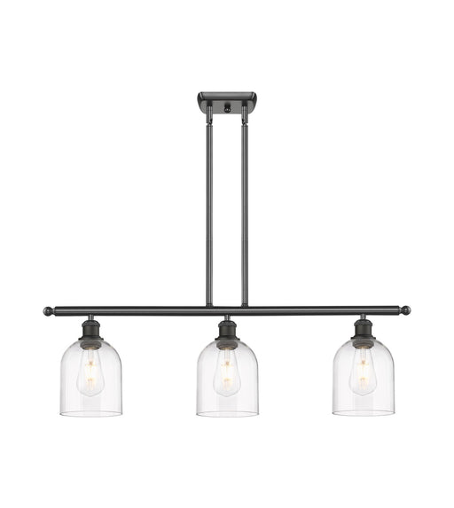 Innovations - 516-3I-OB-G558-6CL - Three Light Island Pendant - Ballston - Oil Rubbed Bronze