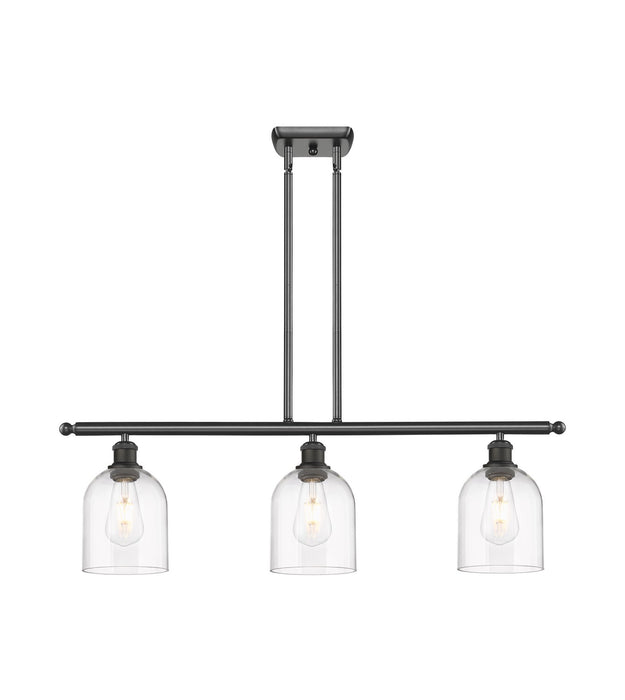 Innovations - 516-3I-OB-G558-6CL - Three Light Island Pendant - Ballston - Oil Rubbed Bronze