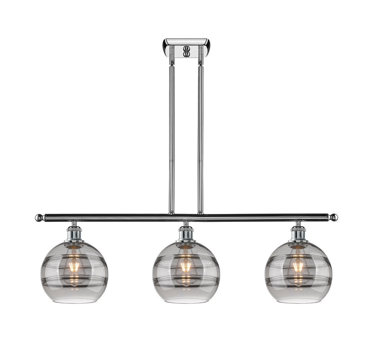 Innovations - 516-3I-PC-G556-8SM - Three Light Island Pendant - Ballston - Polished Chrome