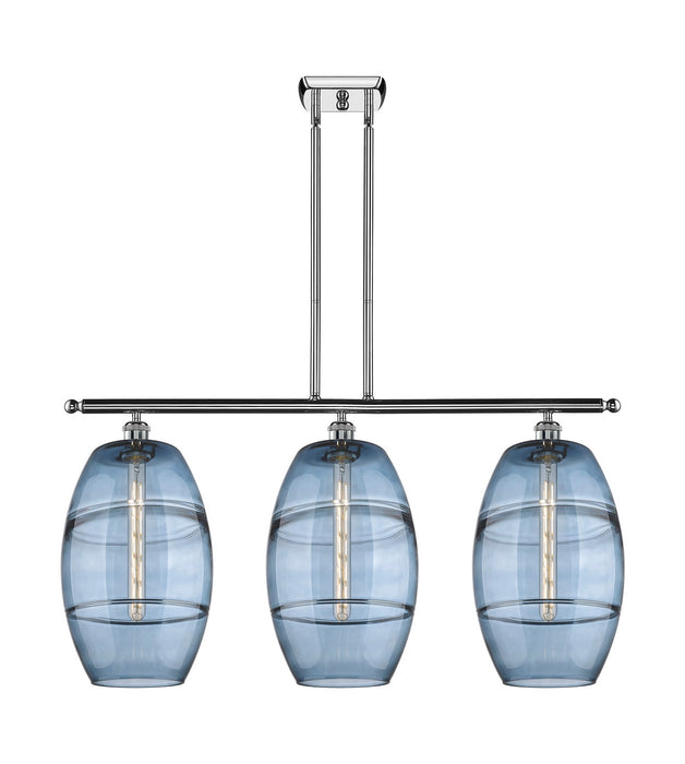 Innovations - 516-3I-PC-G557-10BL - Three Light Island Pendant - Ballston - Polished Chrome