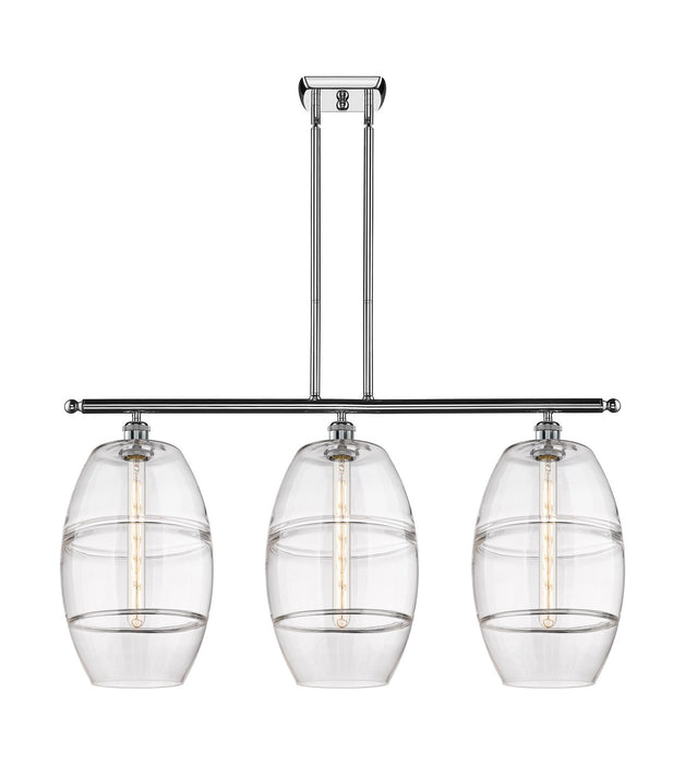 Innovations - 516-3I-PC-G557-10CL - Three Light Island Pendant - Ballston - Polished Chrome