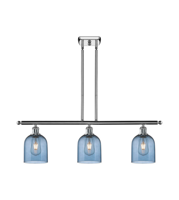 Innovations - 516-3I-PC-G558-6BL - Three Light Island Pendant - Ballston - Polished Chrome