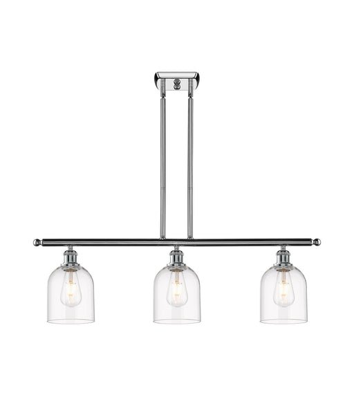 Innovations - 516-3I-PC-G558-6CL - Three Light Island Pendant - Ballston - Polished Chrome