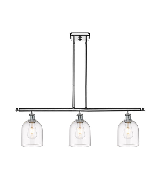 Innovations - 516-3I-PC-G558-6CL - Three Light Island Pendant - Ballston - Polished Chrome