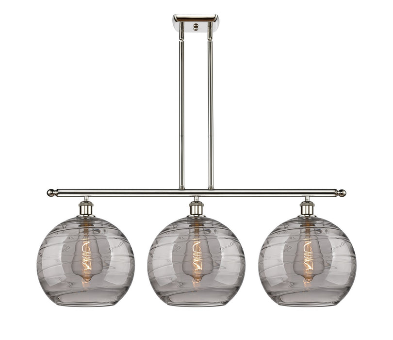 Innovations - 516-3I-PN-G1213-12SM - Three Light Island Pendant - Ballston - Polished Nickel