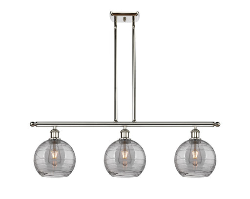 Innovations - 516-3I-PN-G1213-8SM - Three Light Island Pendant - Ballston - Polished Nickel