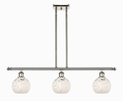 Innovations - 516-3I-PN-G1216-6WM - LED Island Pendant - Ballston - Polished Nickel