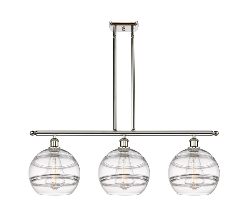 Innovations - 516-3I-PN-G556-10CL - Three Light Island Pendant - Ballston - Polished Nickel