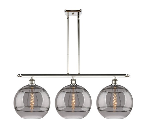 Innovations - 516-3I-PN-G556-12SM - Three Light Island Pendant - Ballston - Polished Nickel