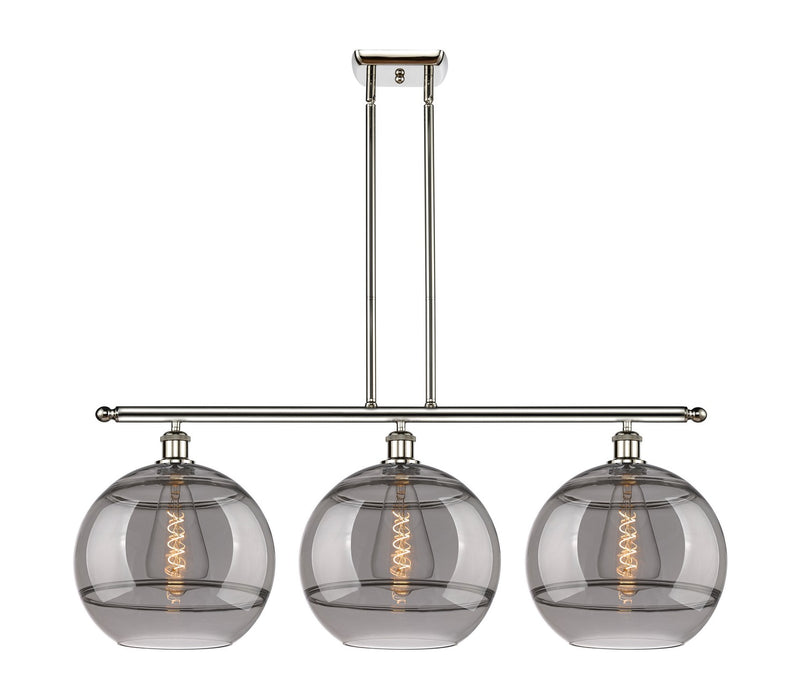 Innovations - 516-3I-PN-G556-12SM - Three Light Island Pendant - Ballston - Polished Nickel