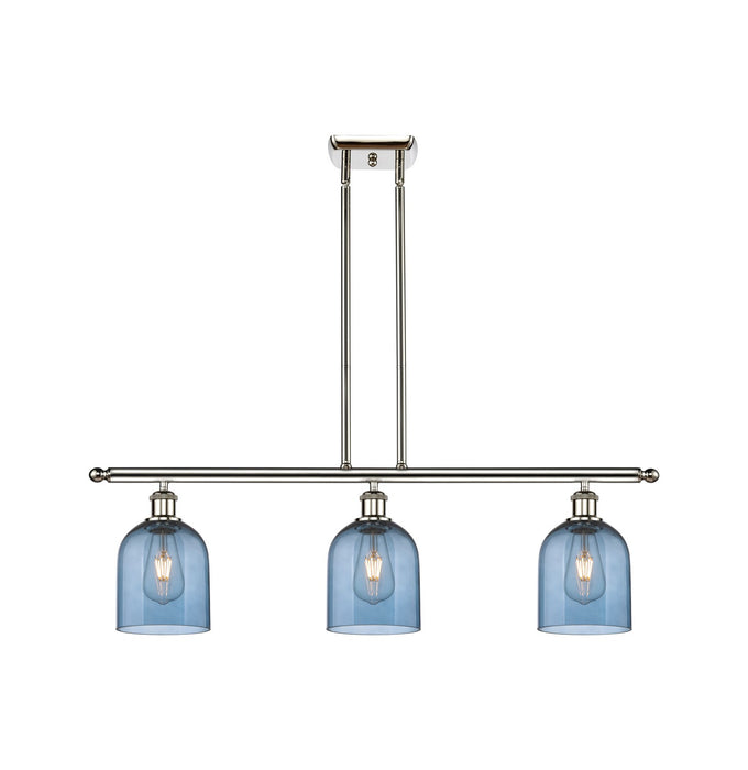 Innovations - 516-3I-PN-G558-6BL - Three Light Island Pendant - Ballston - Polished Nickel