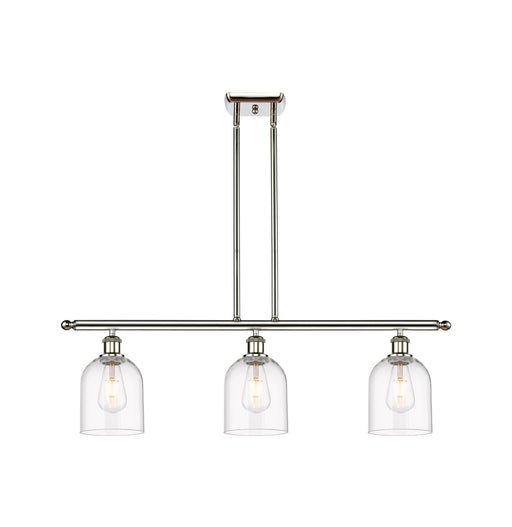 Innovations - 516-3I-PN-G558-6CL - Three Light Island Pendant - Ballston - Polished Nickel