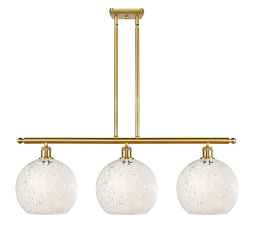 Innovations - 516-3I-SG-G1216-10WM - LED Island Pendant - Ballston - Satin Gold