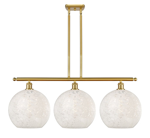 Innovations - 516-3I-SG-G1216-12WM - LED Island Pendant - Ballston - Satin Gold