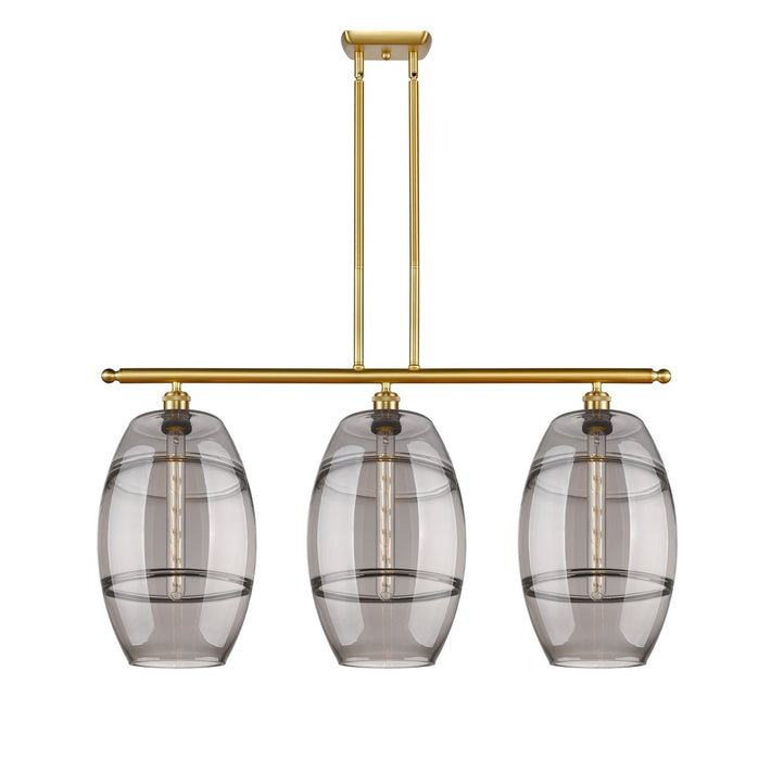 Innovations - 516-3I-SG-G557-10SM - Three Light Island Pendant - Ballston - Satin Gold