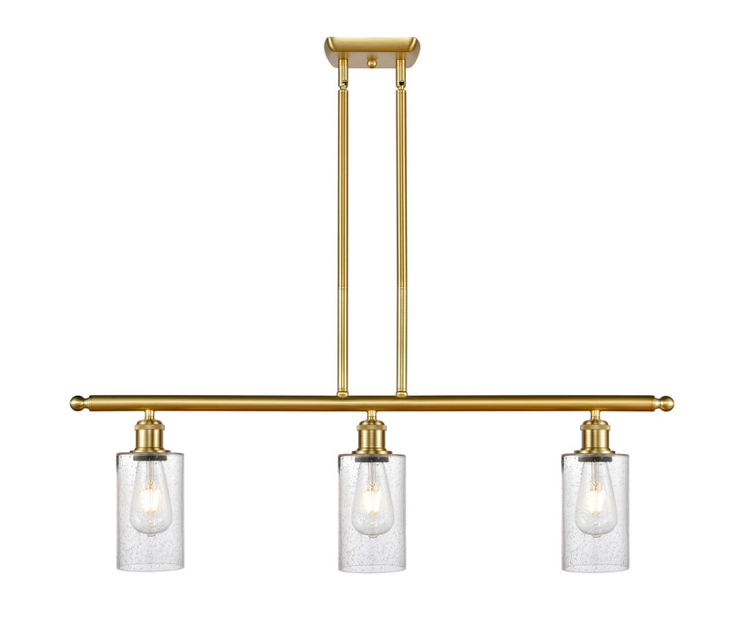 Innovations - 516-3I-SG-G804 - Three Light Island Pendant - Ballston - Satin Gold