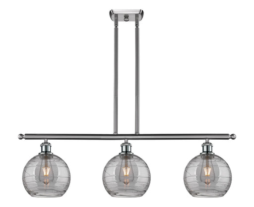 Innovations - 516-3I-SN-G1213-8SM - Three Light Island Pendant - Ballston - Brushed Satin Nickel