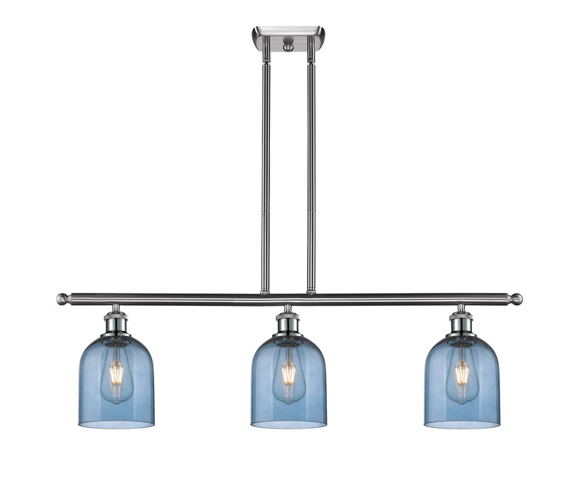 Innovations - 516-3I-SN-G558-6BL - Three Light Island Pendant - Ballston - Brushed Satin Nickel