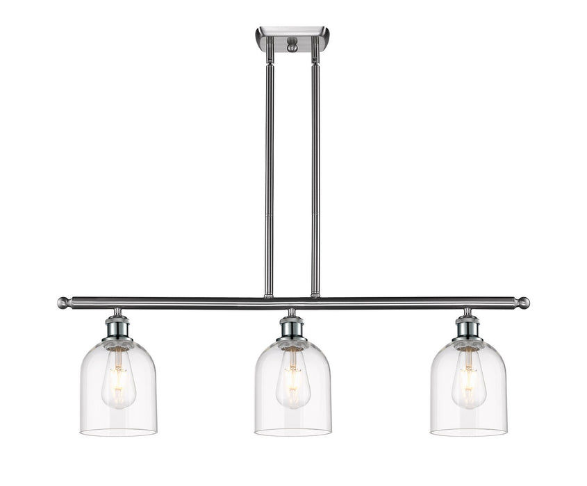 Innovations - 516-3I-SN-G558-6CL - Three Light Island Pendant - Ballston - Brushed Satin Nickel