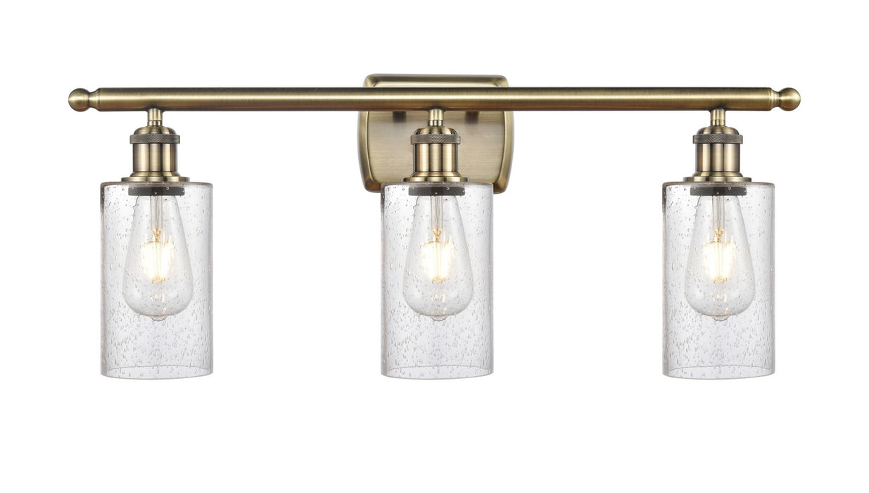 Innovations - 516-3W-AB-G804 - Three Light Bath Vanity - Ballston - Antique Brass