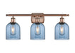 Innovations - 516-3W-AC-G558-6BL - Three Light Bath Vanity - Ballston - Antique Copper