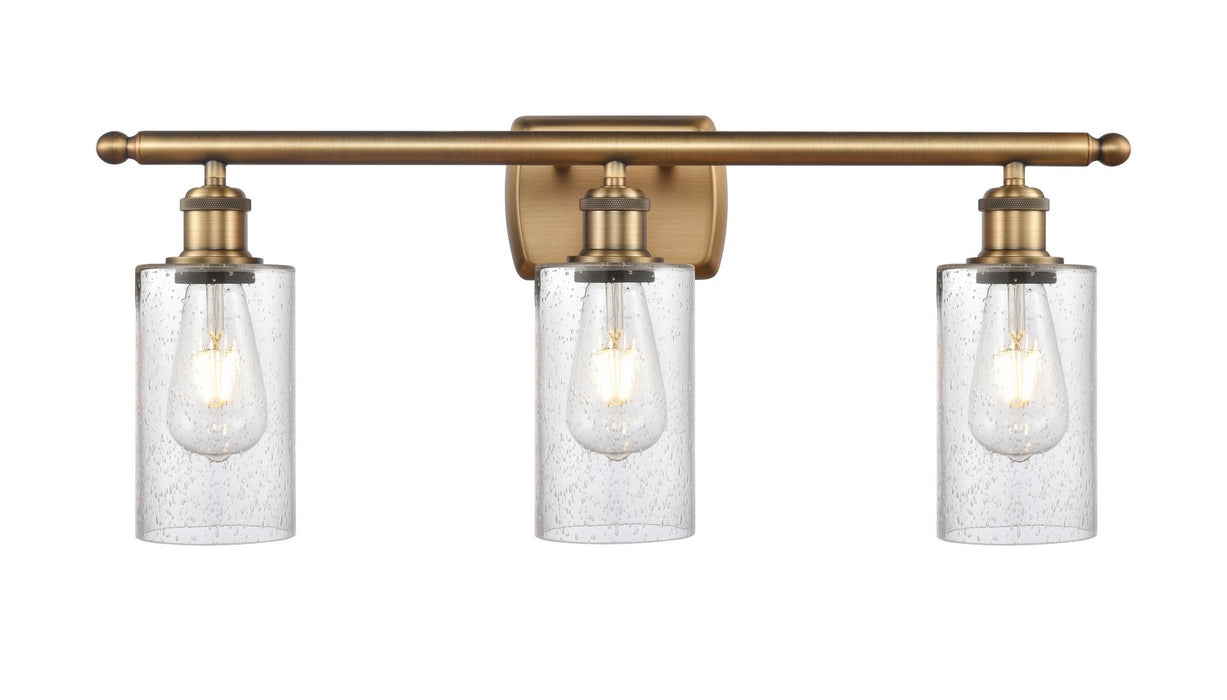 Innovations - 516-3W-BB-G804 - Three Light Bath Vanity - Ballston - Brushed Brass