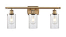 Innovations - 516-3W-BB-G804 - Three Light Bath Vanity - Ballston - Brushed Brass