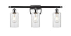 Innovations - 516-3W-PC-G804 - Three Light Bath Vanity - Ballston - Polished Chrome