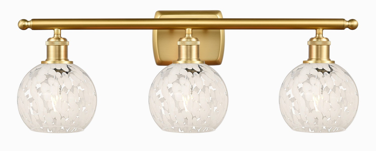 Innovations - 516-3W-SG-G1216-6WM - LED Bath Vanity - Ballston - Satin Gold