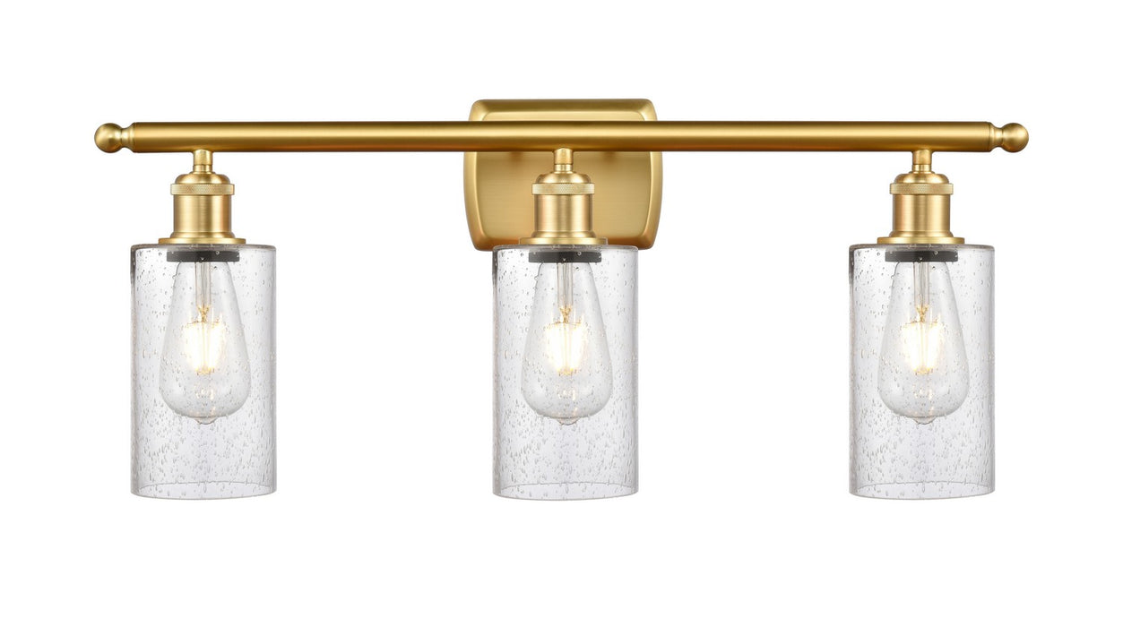 Innovations - 516-3W-SG-G804 - Three Light Bath Vanity - Ballston - Satin Gold