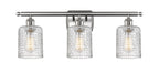 Innovations - 516-3W-SN-G112C-5CL - Three Light Bath Vanity - Ballston - Brushed Satin Nickel