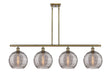 Innovations - 516-4I-AB-G1213-10SM - Four Light Island Pendant - Ballston - Antique Brass