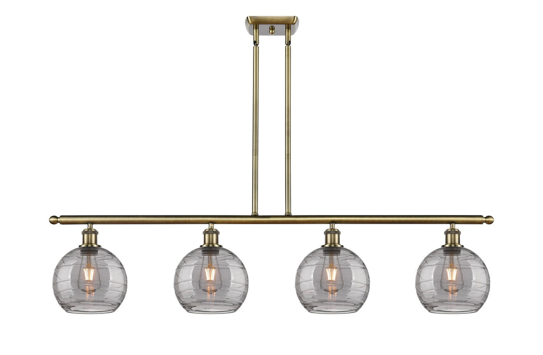 Innovations - 516-4I-AB-G1213-8SM - Four Light Island Pendant - Ballston - Antique Brass