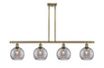 Innovations - 516-4I-AB-G1213-8SM - Four Light Island Pendant - Ballston - Antique Brass