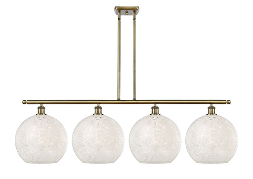 Innovations - 516-4I-AB-G1216-12WM - LED Island Pendant - Ballston - Antique Brass